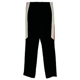 Pantaloni Givenchy con banda laterale in viscosa nera Nero