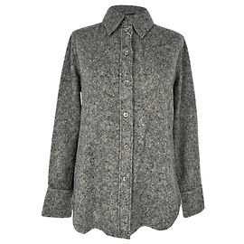 Camicia in tweed Chloé in lana grigia Grigio