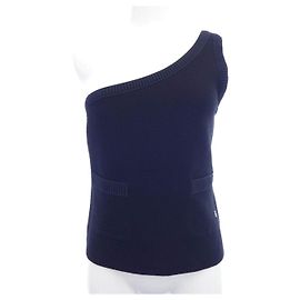 Chanel Strick-Tanktop Schwarz