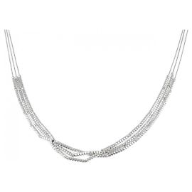 Autre Marque LA SOMA Pt850 Platinum Necklace Silvery