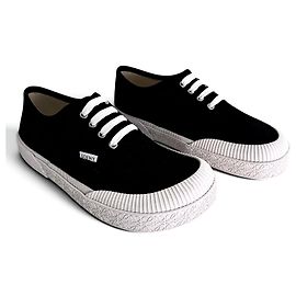 Loewe Zapatillas de lona negra Negro