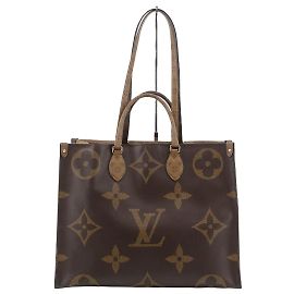Borsa Louis Vuitton Monogram Giant GM Marrone