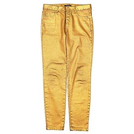 Chanel Jeans in lamé oro D'oro