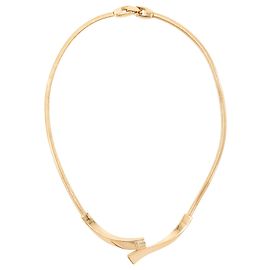 GIVENCHY - Collier ras de cou Givenchy en métal doré Golden