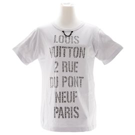 LOUIS VUITTON - T-shirt Louis Vuitton em algodão cinza (L) Cinza
