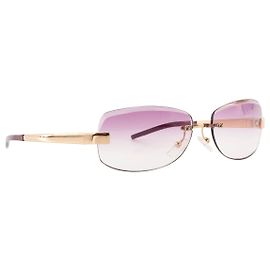 LOEWE - Óculos de sol Loewe roxos e metal dourado Roxo