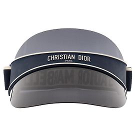 DIOR - Visiera Diorclub V1U in plastica e tela blu navy e bianca (TU) Blu navy