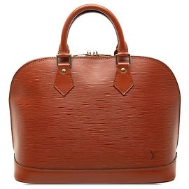 Borsa a mano Louis Vuitton Epi Alma PM Marrone Marrone