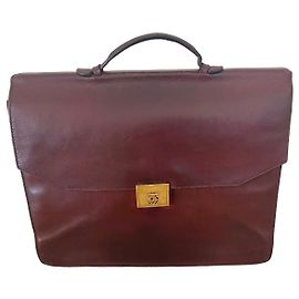 Cartier Mala Porta-documentos Couro Bordeaux Bordeaux