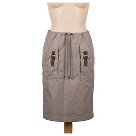 Philosophy di Alberta Ferretti Rock aus technischem Gewebe Khaki