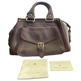 Céline Celine Triomphe Handtasche aus braunem Leder Braun