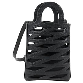 BALENCIAGA Handtasche Leder 2way Schwarz 660787 Auth 134863V - Jerrillo Andere