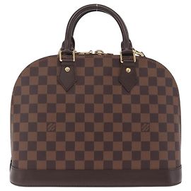 LOUIS VUITTON Damier Ebene Alma PM Hand Bag N53151 LV Auth 211233SAM - Jerrillo Otro