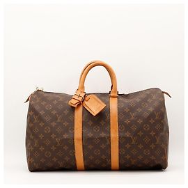 Louis Vuitton Keepall 55 Monogram Canvas Reisetasche Braun Monogramm