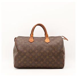 Louis Vuitton Speedy 30 Monogram Canvas Brown Handbag Brown Monogram