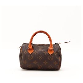 Louis Vuitton Speedy Nano handbag monogram canvas leather Brown Monogram