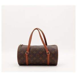 Sac cylindrique Louis Vuitton Papillon Monogram Canvas Marron Monogramme