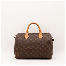 Bolso Louis Vuitton Speedy 30 Monogram Canvas Castaño Monograma
