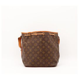 Borsa a secchiello Louis Vuitton Monogram Noe in pelle marrone Marrone Monogramma