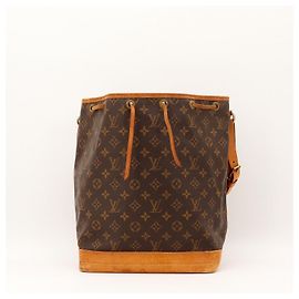 Borsa a secchiello Louis Vuitton Monogram Noe in pelle marrone Marrone Monogramma