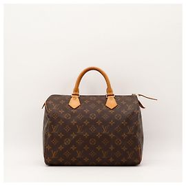 Louis Vuitton Speedy 30 Monogram Canvas Brown Handtasche Braun Monogramm