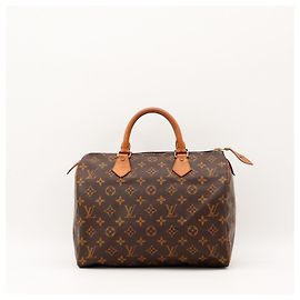 Sac à main Louis Vuitton Speedy 30 Monogram Canvas Brown Marron