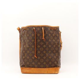 Borsa a secchiello Louis Vuitton Monogram Noe in pelle marrone Marrone