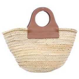 Autre Marque Saco Tote em couro HEREU Bege