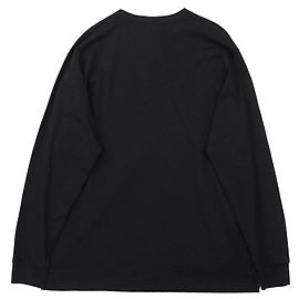 T-shirt a maniche lunghe in cotone Gucci Nero