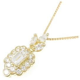Autre Marque Collier en diamant Au750 Doré