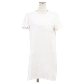 Hermès Hermes Baumwollkleid Weiß