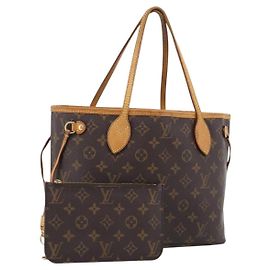 LOUIS VUITTON Monogram Neverfull PM Tote Bag M40155 LV Other