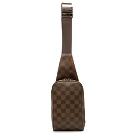 Louis Vuitton Brown Damier Ebene Geronimos Marron