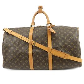 Louis Vuitton Keepall Bandouliere Monogram Canvas 55 Marrom