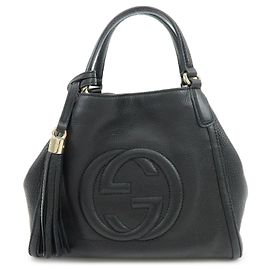 Gucci Soho Leather Medium Nero