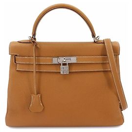 Hermès Bolsa Hermes Kelly 32 Togo Marrom