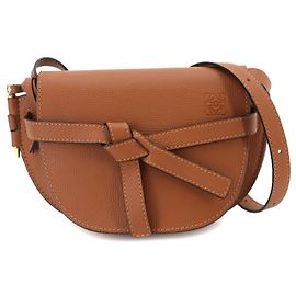 Sac à main épaule Loewe Gate Dual Mini Marron