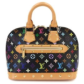 Bolsa Louis Vuitton Monogram Multicolor Alma Preto Multicor
