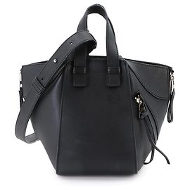 Loewe Hammock Compact 2-Way Handtasche Schwarz