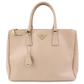 Prada Galleria Double Zip Saffiano Leather Large Pink