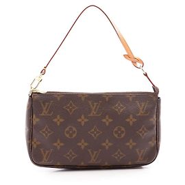 Louis Vuitton Pochette Accessoires Monogram Handbag Marrom
