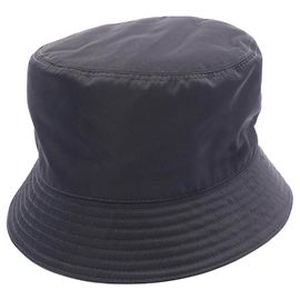 Prada Re Nylon Bucket Hat Black