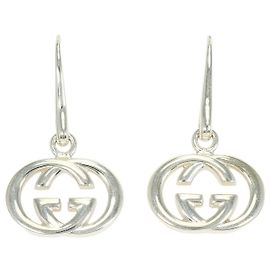 GUCCI InterlockingG Hook Silver Ohrringe Silber Metallisch
