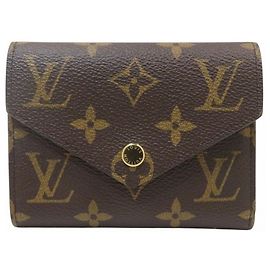Louis Vuitton Monogram Portefeuille Victorine Wallet Marrom