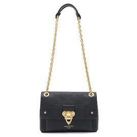 Sac à épaule Louis Vuitton Monogram Empreinte Vavin BB Noir