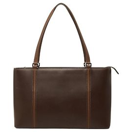 Borsa a mano in pelle Burberry Nova Check Marrone