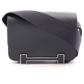 Hermès HERMES Geta Evercolor Shoulder Bag Blue