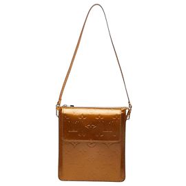 Borsa a tracolla Louis Vuitton Monogram Vernis Mot Marrone