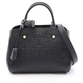 Louis Vuitton Bolsa de mão 2 vias LouisVuittonMonogramEmpreinte Preto