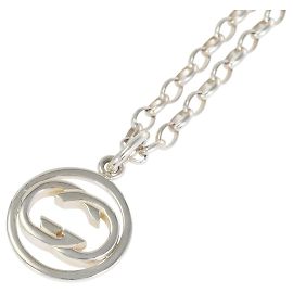 Collana Gucci Doppiag Silver Argento Metallico